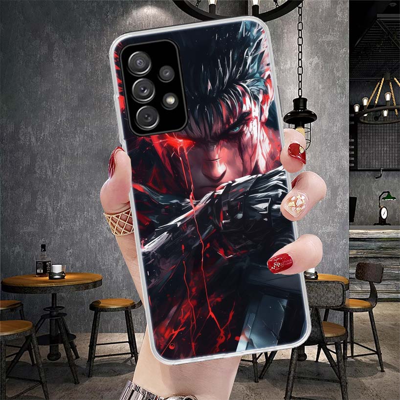 G-Guts B-Berserks Anime Soft Phone Case For Samsung Galaxy S22 S23 S24 S25 Edge S26 Ultra S20 FE S21 Plus + Fundas Coque Galaxy
