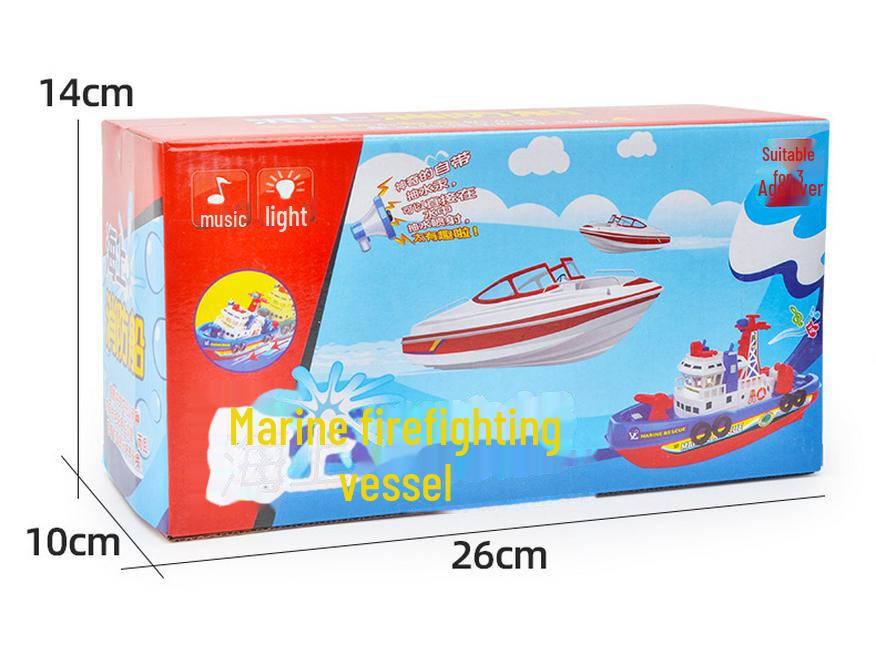 Kids' Electric Pirate Ship Water Gun Toy - Light-Up Bath Time Fun