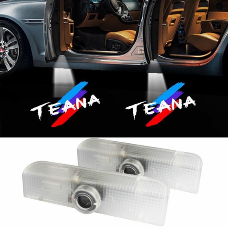 

2pcs/set New Arrival 2x LED Car Open Decor Door Light Courtesy For New Teana 2013-2015 Laser Shadow Logo Projector Lamp