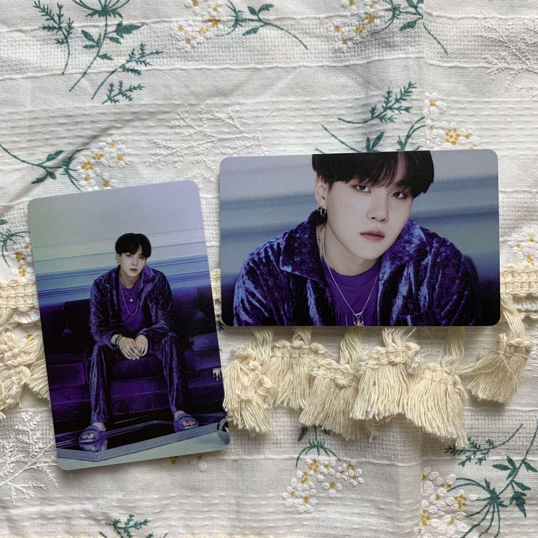

[USED] BTS Lucky Drop SUGA Yoongi BE Korean Unreleased Trading Cards (2 Cards)