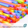 100pcs/set Drinking Straws Colorful & Black Rietjes Party Straws Drinking Kitchen Wedding Suppl K6S3