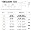 Ocean Life Pattern Rectangle Tablecloth for Table Decor Kitchen Dining Waterproof Reusable Tablecloths for Table Wedding Party
