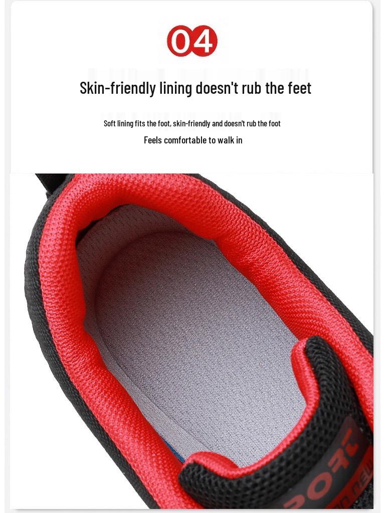 Women's Soft Sole Shock-Absorbing Dance Shoes with Breathable Mesh and Mid-Heel for Casual Square Dancing