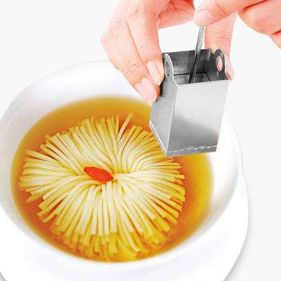 Portable Stainless Steel Tofu Cutter Square Ultra-Thin Chrysanthemum Shape Slicer Manual Tofu Press Mold DIY