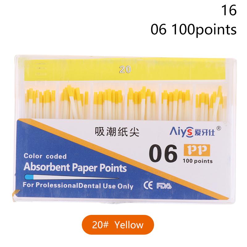 1 Коробка Стоматологічні Абсорбуючі Паперові Пункти Стерильні Змішані Розміри 02 04 06 Конусність 15-40 Стоматологічні Матеріали Ендодонтія Паперові Кінчики