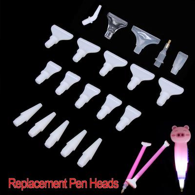 5/10 Stück DIY Ersatzstiftspitzen für Diamantmalstift Diamantmalwerkzeuge Punktbohrer Zubehör