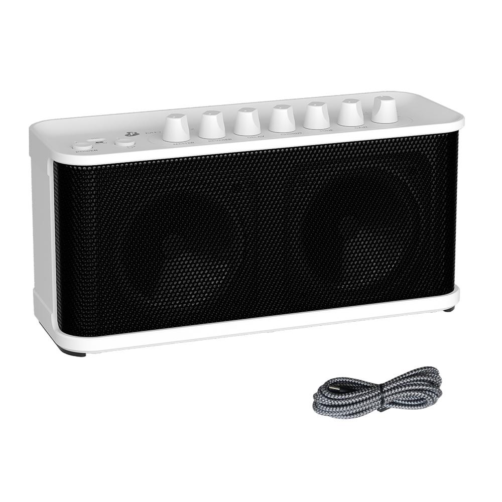 Elektrischer Gitarrenverstärker Multifunktion OTG BT Akkuverstärker mit Hall Delay Chorus