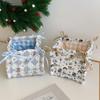 Little Bear Mini Handmade Quilted Storage Basket for Snacks & Small Items