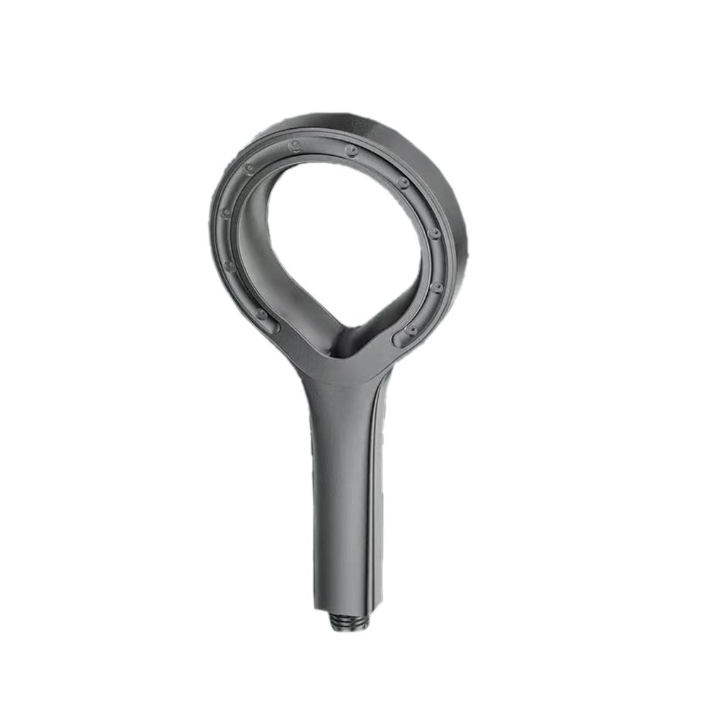 High Pressure Shower Head Heart Ring Spray Booster Pressurize Powerful Home Rain Shower Mixer Water Massage Bathroom Accessories