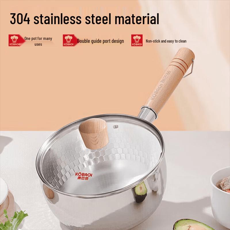 Kangbach 18cm 304 Stainless Steel Saucepan