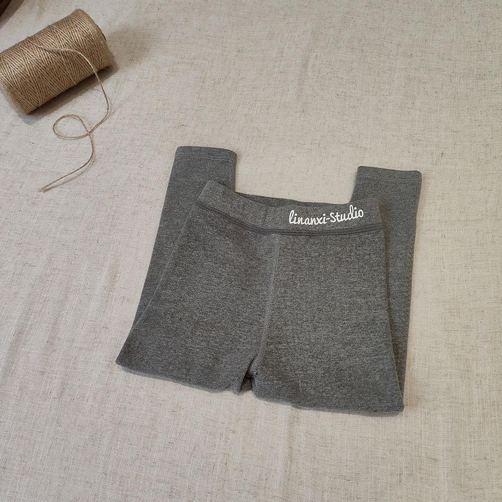 

Детские осенние брюки на флисовой подкладке с наколенниками - Теплый цельный базовый слой для мальчиков и девочек 110 cm