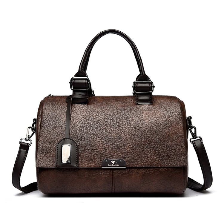 Vintage Boston Handbag One Shoulder Crossbody Women's Bag