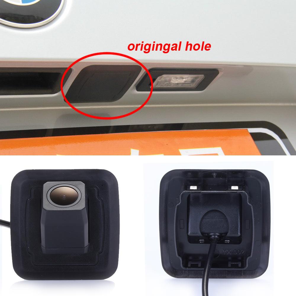 Car rear view backup camera for BMW X1 X3 X5 X6 E70 E71 E84 reverse camera original hole