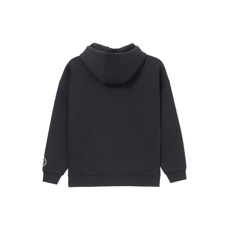 Li-Ning Wade Series Loose Pullover Hoodie Unisex Tops Black AWDRG55-2