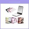 Portable Mini Makeup Cosmetic Folding Compact Pocket Mirror With 8 Lights Led