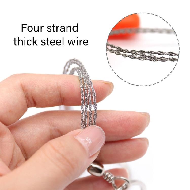 Emergency Steel Wire Handsaw Twin Pack Outdoor Cutting Tool For Campfires Preparation And Trail Maintenance