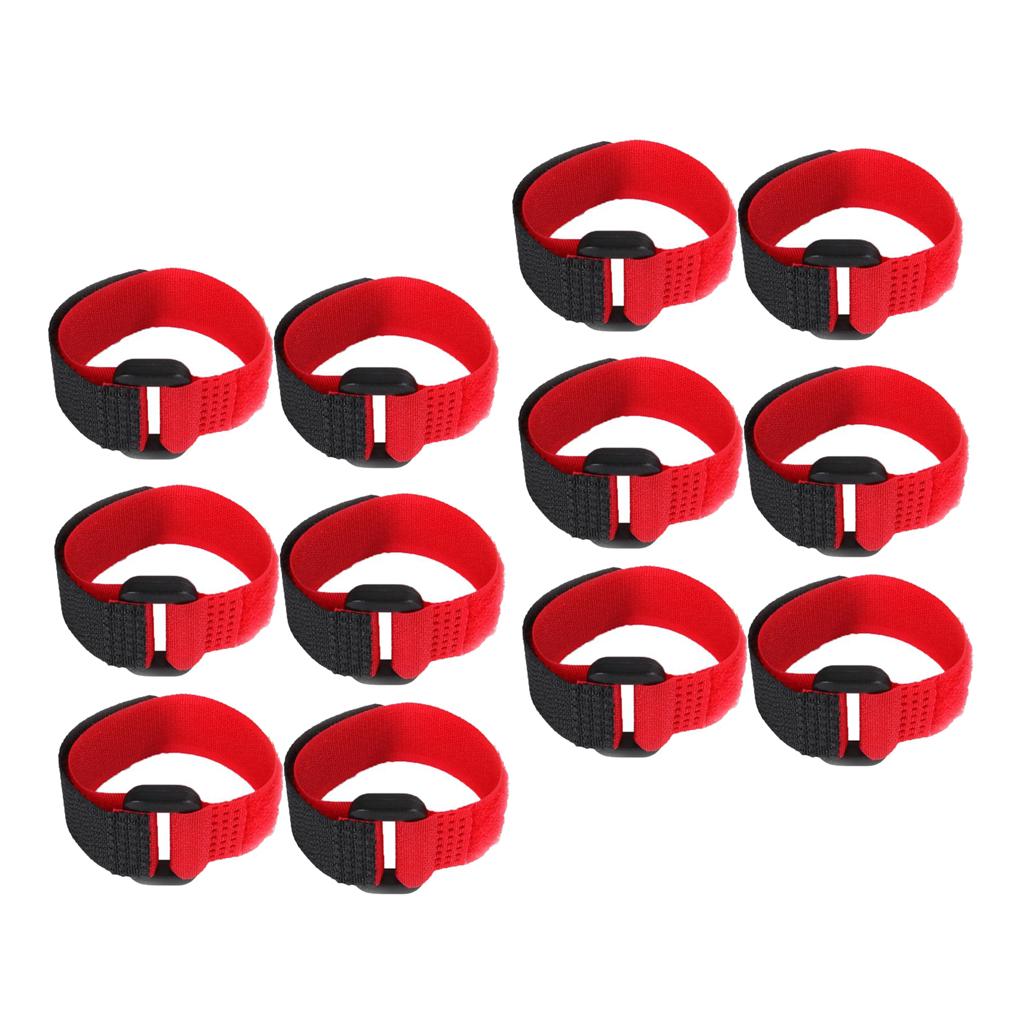 12pcs Noise Neck Belt For Chicken Red