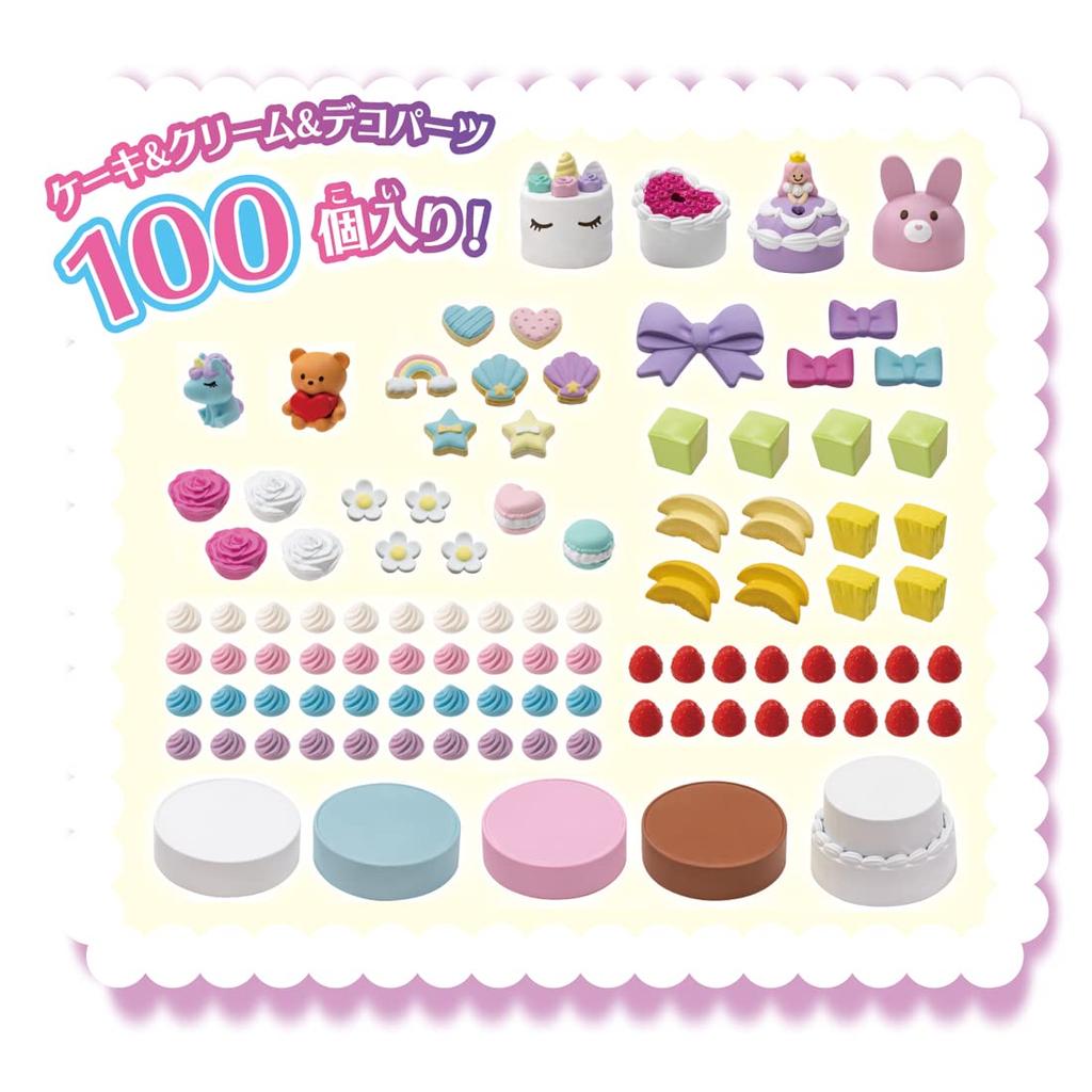 Takara Tomy Plastic Yumedeco Pastry Chef Pom Pom Whip Play Toy Ages Licca-chan Dress-up 3+