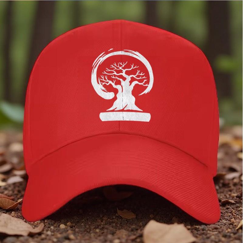 Tree Badge Baseball Cap Unisex Snapback Adjustable Polyester Casual Outdoor Sun Hat
