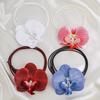 Women Girls Multiple Colors Neck Ornament Simulation Butterfly Orchid Graduation Ball Fashion Accessories