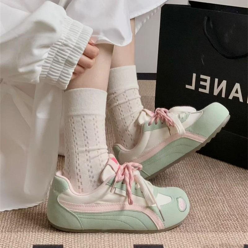 New popular little white shoes women's shoes versatile bread shoes spring and summer casual board shoes