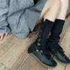 Women Knitted Winter Stocking Leg Warmers Long Socks Boot Cuffs Toppers Legging Pads Knee Brace Pads Knee Warmers Sleeve