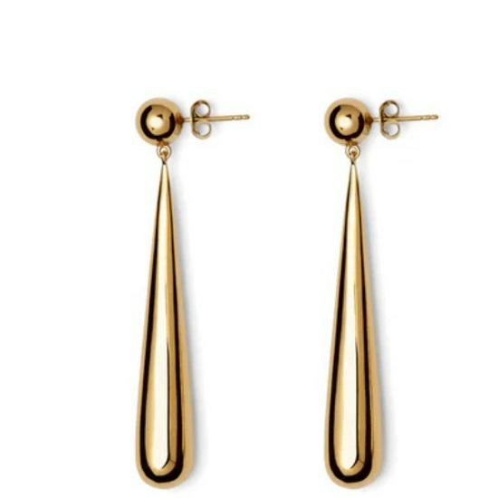 Minimalist Danish Teardrop Tassel Earrings for Women - European & American High-End Design