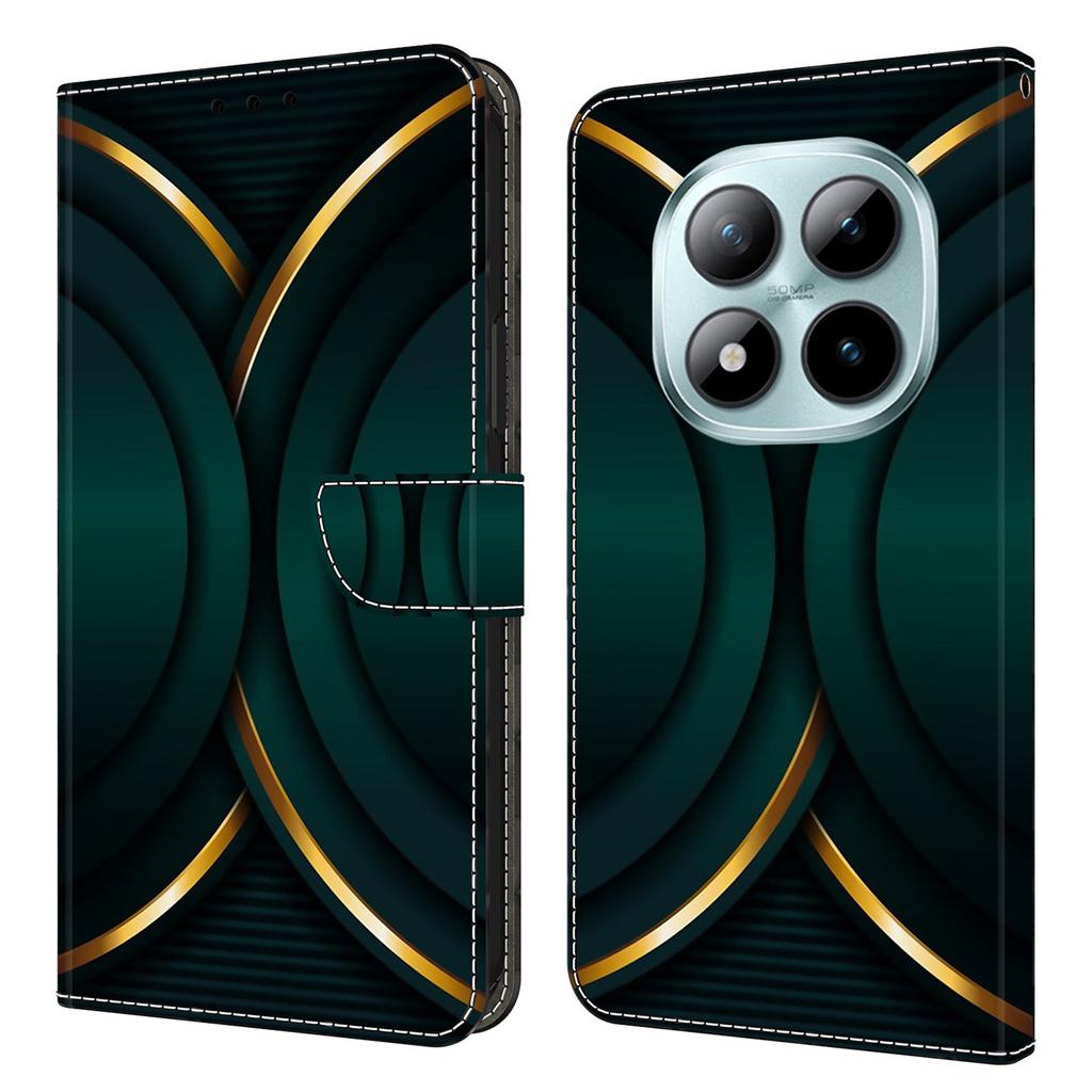 Pouzdro s peněženkou pro Xiaomi Poco M8 5G/Redmi Note 15 5G (Globální)/15 4G (Globální) 3D Vzor PU Kožené Pouzdro na Telefon s Stojánkem