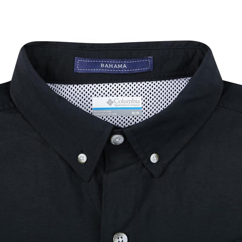 Columbia Pfg Fishing Series Roll-Up Sleeve Sun Protection Long Sleeve Shirt Men Shirts Black FJ7048-009