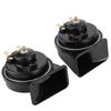 Pair 410 510Hz Snails Horn Siren HighLow Pitch 110125db Loud Sound Waterproof for 12V Car ATV UTV