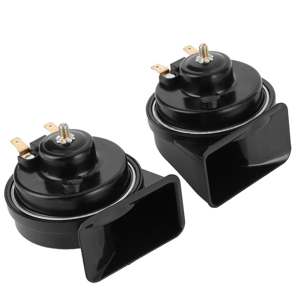 Pair 410 510Hz Snails Horn Siren HighLow Pitch 110125db Loud Sound Waterproof for 12V Car ATV UTV