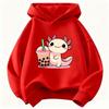 Y2k Animal Graphic Hoodie Kids Children's Sweatshirt Hoody for Boys Girls Casual Hoodies Comic Clothes