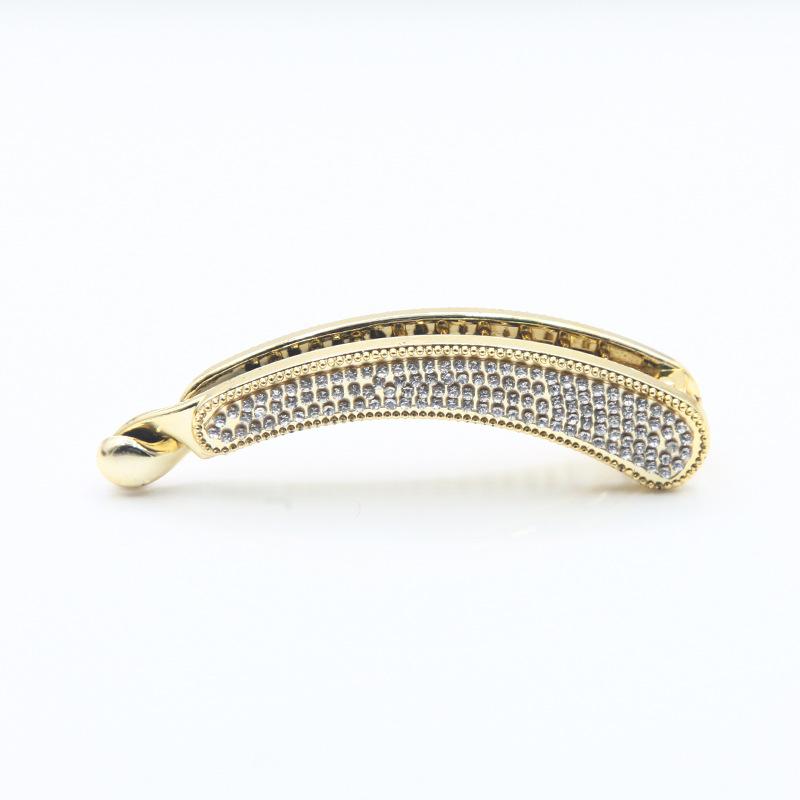 Neue Farbe Pan Haar Banane Clip Licht Luxus Stein High-End-Mode Pferdeschwanz Clip Haarschmuck Haarnadel