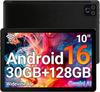 Tablet Android 16, 10,1 Pollici, 30 GB di RAM + 128 GB di ROM, Batteria da 5000 mAh
