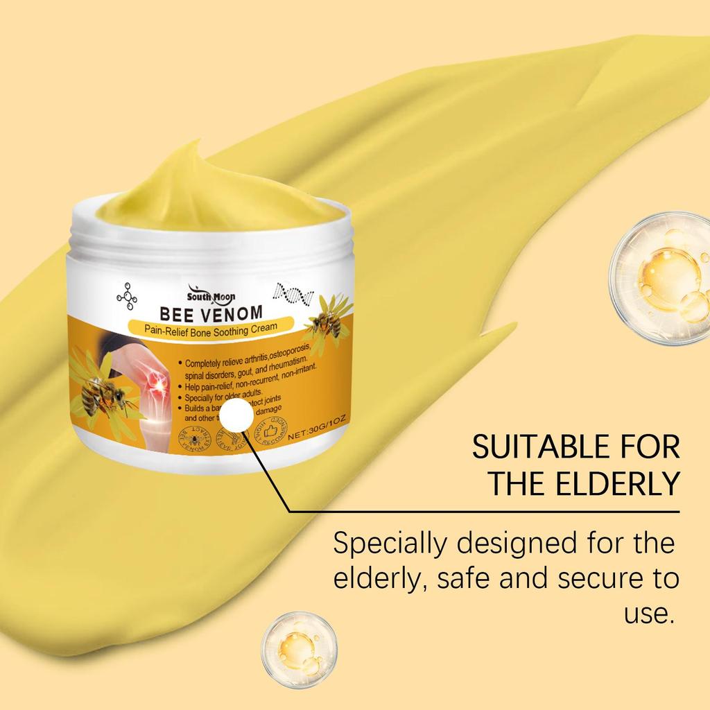 South Moon Bee Venom Joint Care Cream Daily Massage Gentle Moisturizing Comfort Herbal Body Cream