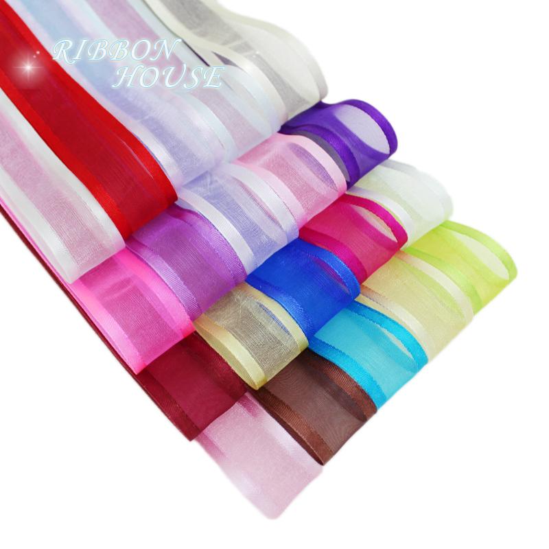 20mm Broadside Organza Ribbons Wholesale Gift Wrapping Decoration Ribbons Wholesale