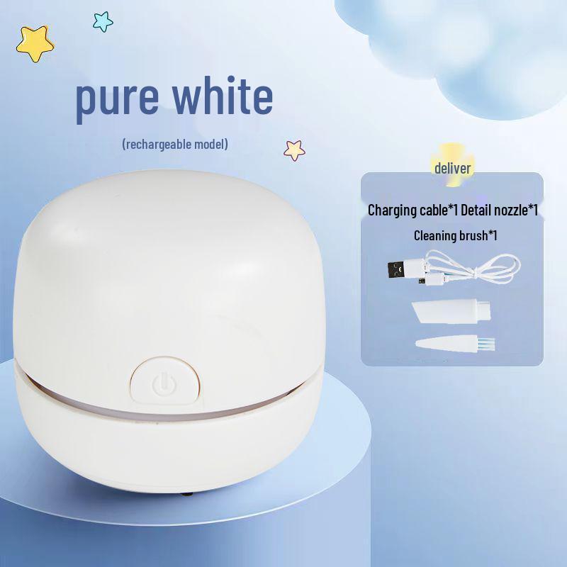 

Portable Rechargeable Mini Desktop Vacuum Cleaner for Keyboards & Erasers
