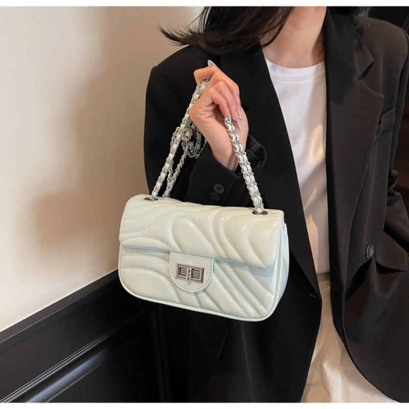 Premium small bag, new summer versatile chain, shoulder messenger bag, small square bag.