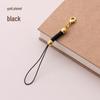Gold Electroplated DIY Jewelry Accessory: Lanyard Lobster Clasp and Mobile Phone Pendant Rope