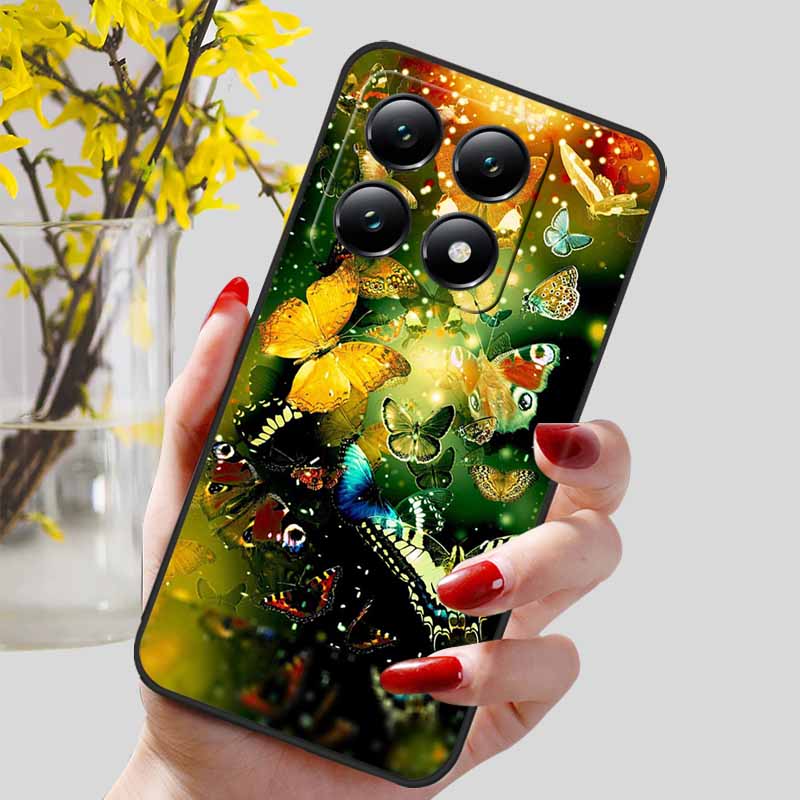 For Xiaomi 14T / 14T Pro Case Fashion Black TPU Marble Painted Cover for Xiaomi 14T Pro Shockproof Shell Capa Silicon Bag 6.67''