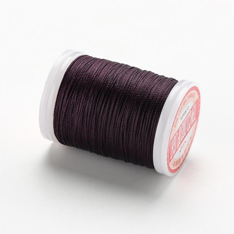 0.5mm Round Waxed Thread Leather Sewing Craft Polyester High Quality Cord Wax Coated Strings Strength Thread Handmade