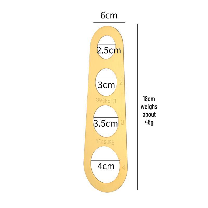 Rostfritt stål 4-håls Spaghettimått Köksredskap