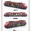 Alloy Subway Model Toy Sliding Simulation Metro Train Model Colorful Kids Educational Toy For Children Play Collection Gift