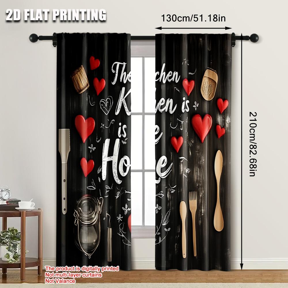 2pcs   plane printing Print Curtains Chic Blackout Kitchen Polyester Woven (without rod) Decorations For Home Use for Living