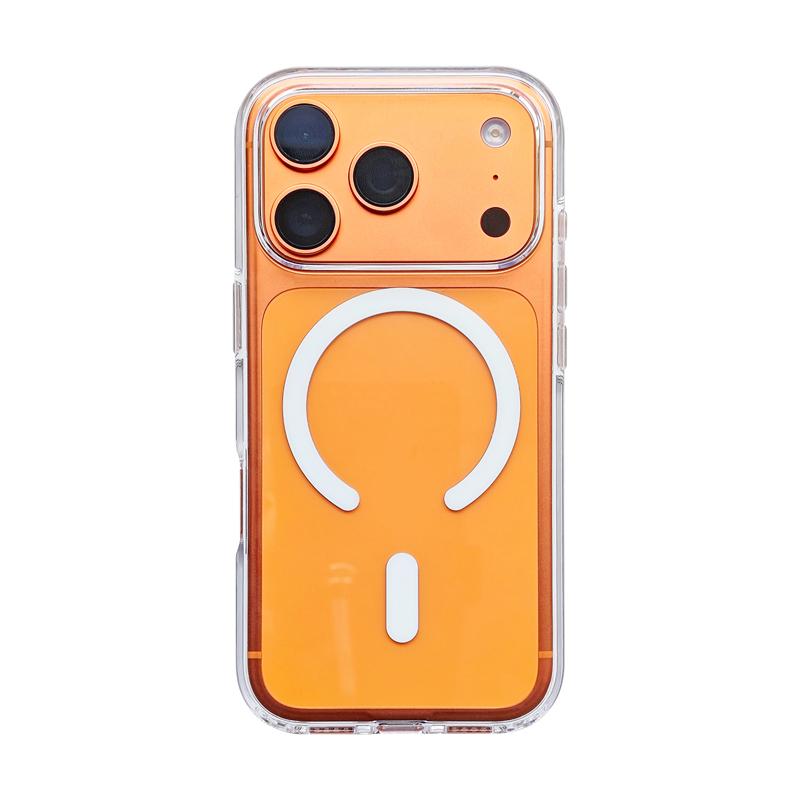 For iPhone 17 Pro Max 17 Pro Case Magnetic Crystal Clear Hard PC Back + TPU Edge Ulta-thin Transparent Cover For iPhone17 iPhone17 Pro Max