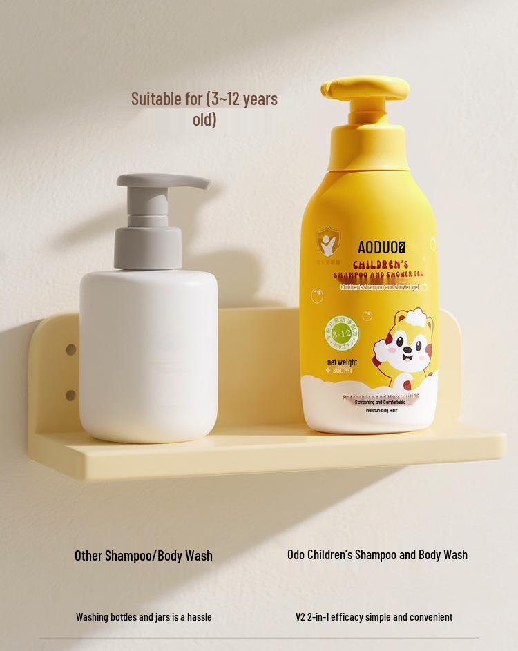 Audo 2-in-1 Gentle Moisturizing Baby Shampoo & Body Wash - Large Capacity