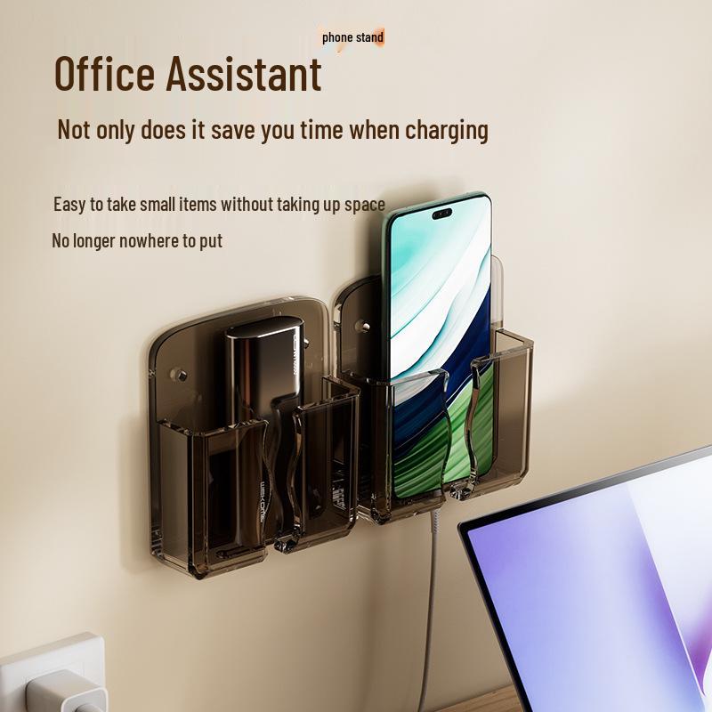 Wall-Mounted Air Conditioner & TV Remote Storage Organizer