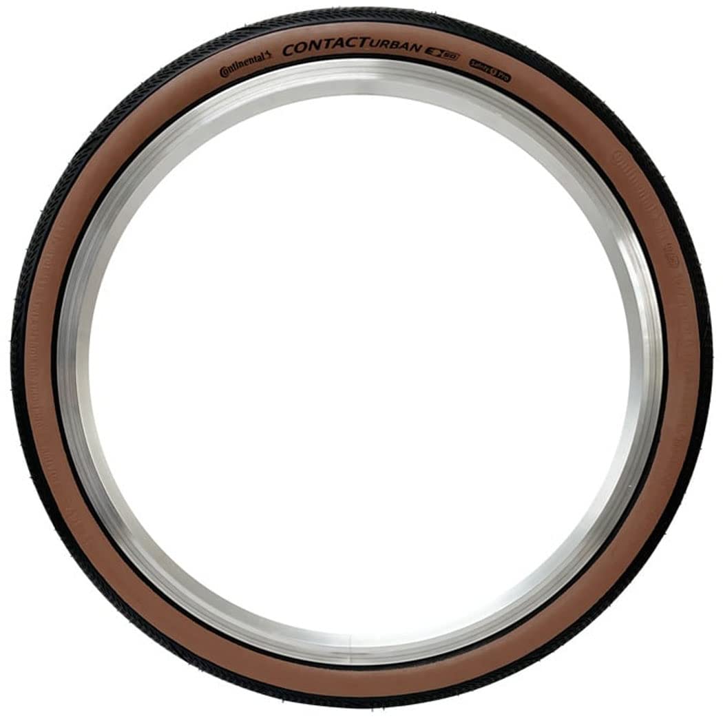 

Continental CONTACT URBAN Black/Brown 16x1.35 (35-349) BK/Brown FB Clincher Tire, 1 Wheel