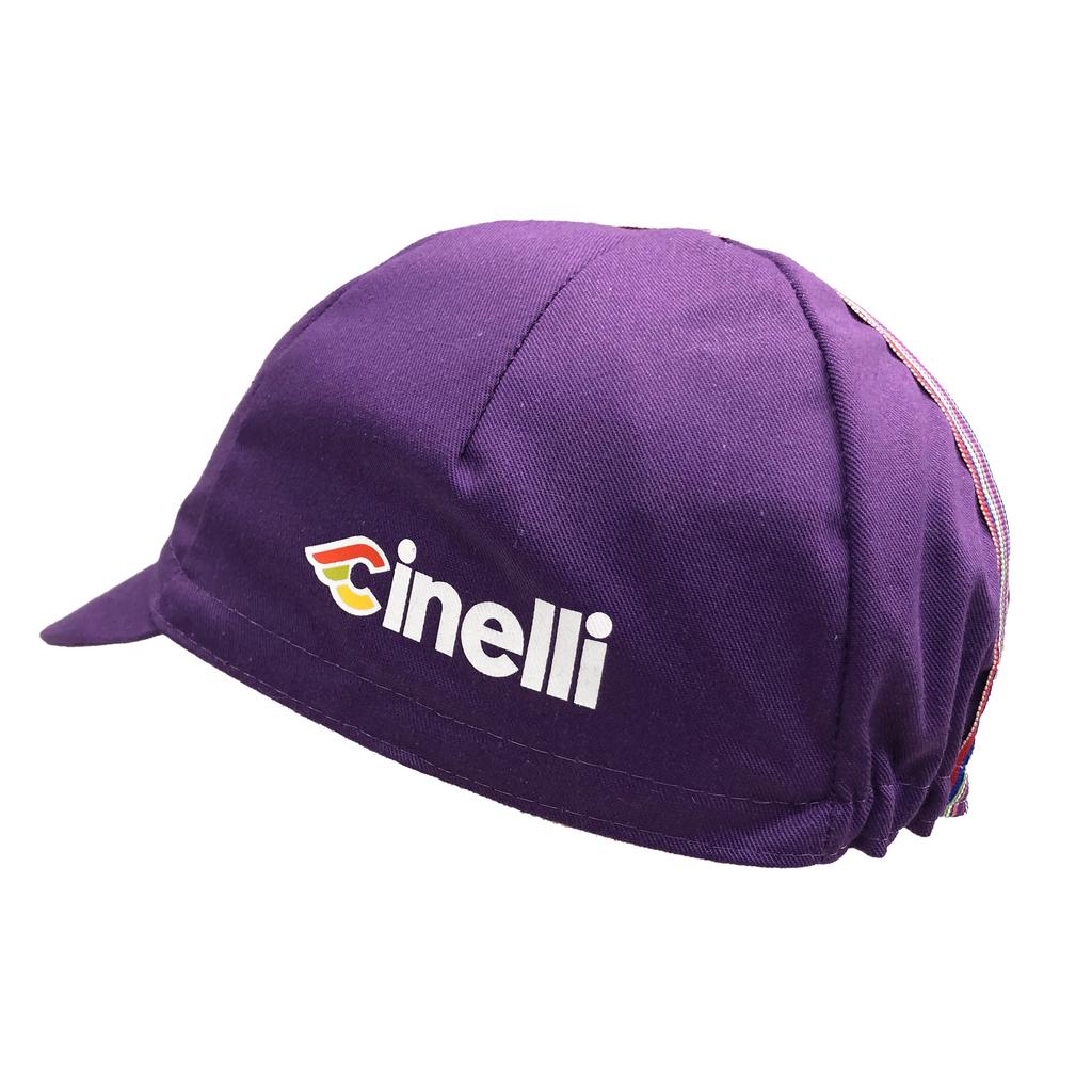 Cinelli Bicycle Road Bike Cycling Wear Hat Cap CINELLI CIAO PURPLE CAP CIAOPUCAP ONE SIZE