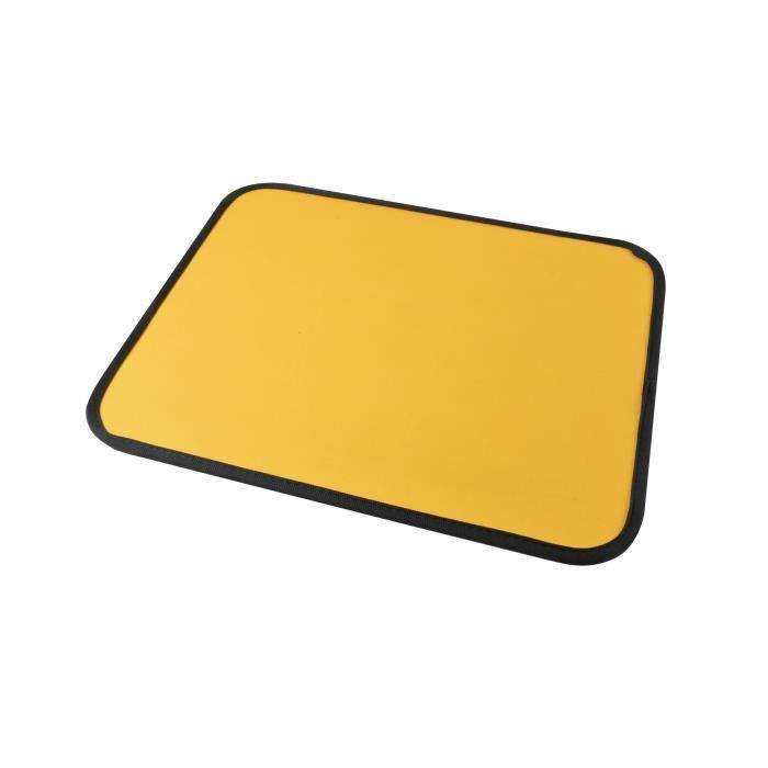 Tapis repas - Chien - Moutarde - Antidérapant - Polyester - 35 x 45 cm